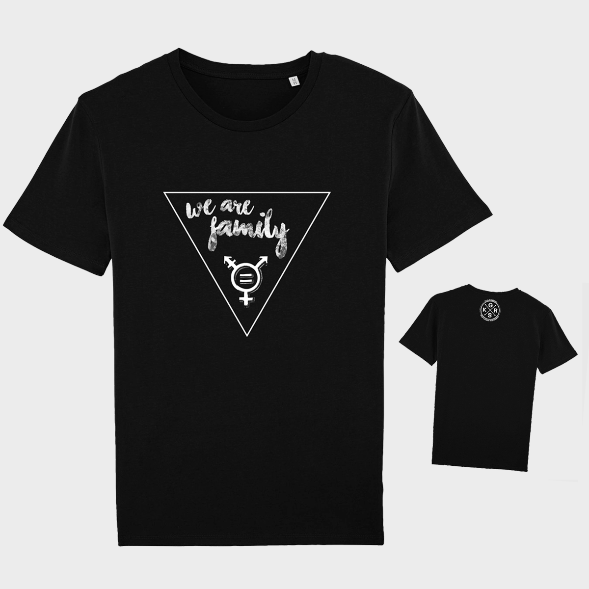 "we are family" short sleeve t-shirt