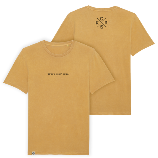 T-Shirt „Vertraue deiner Seele“.