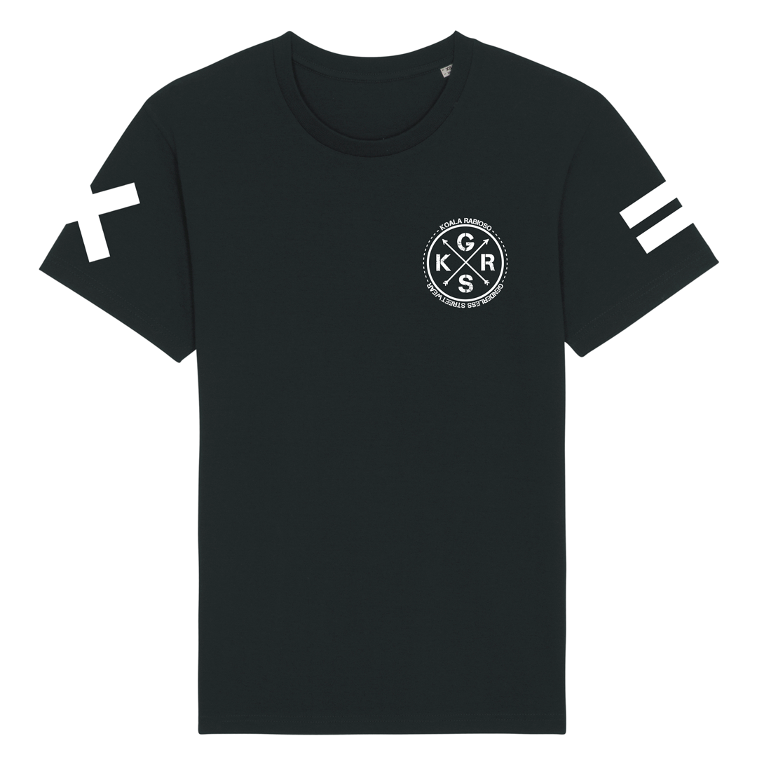 Urban cross black short sleeve t-shirt