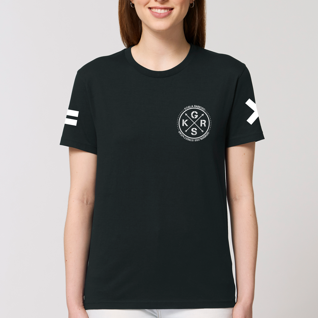 Urban cross black short sleeve t-shirt