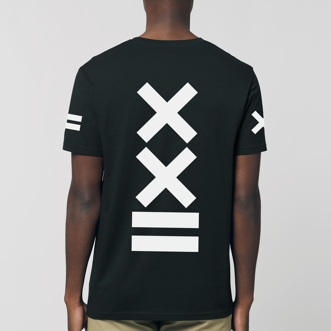 Urban cross black short sleeve t-shirt