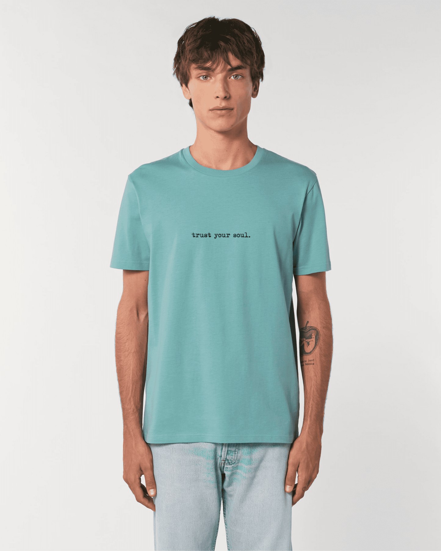 Camiseta "Trust your soul" - Teal