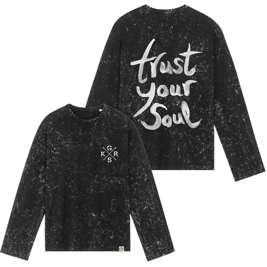 Oversize-T-Shirt „Trust your soul“