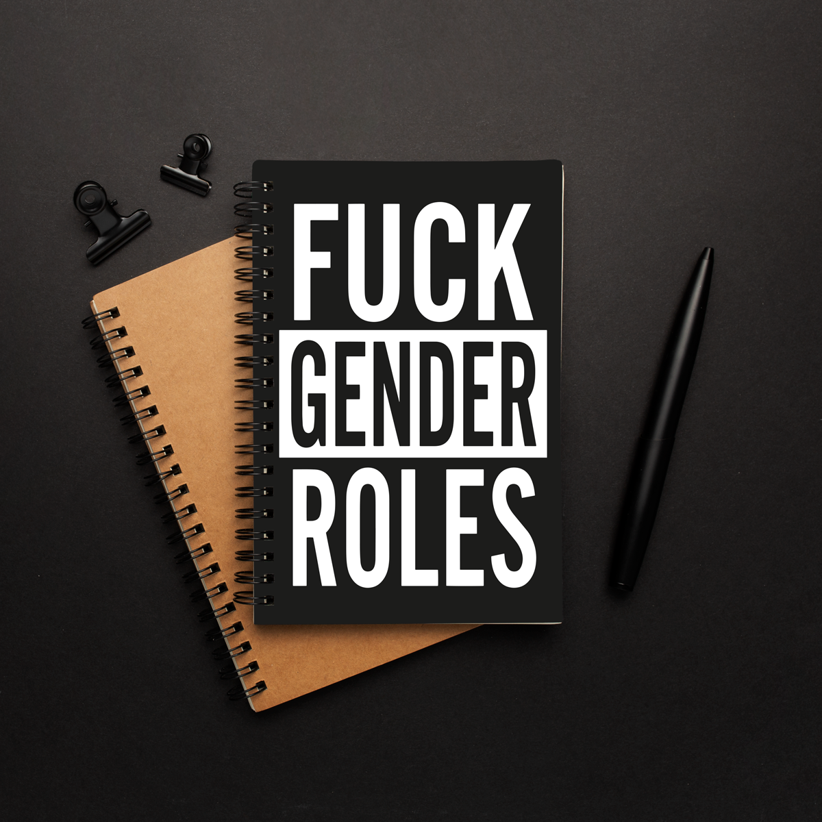 Cuaderno "Fuck gender roles"